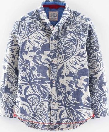 Mini Boden, 1669[^]34997593 Mark Hearld Shirt Mark Hearld Chambray Coastal