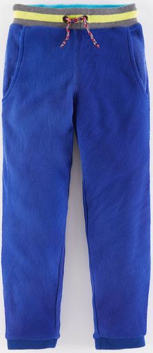 Mini Boden Micro Fleece Joggers Blue Mini Boden, Blue