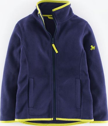 Mini Boden Micro Fleece Zip-through Navy Mini Boden, Navy