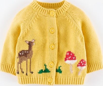 Mini Boden, 1669[^]34980821 My Favourite Intarsia Cardigan Honey/Deer Mini