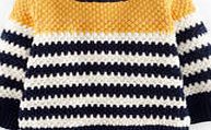 Mini Boden Nautical Jumper, Ecru/Navy/Ochre Stripe 34545327