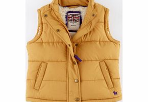 Mini Boden Padded Gilet, Butterscotch 34190975