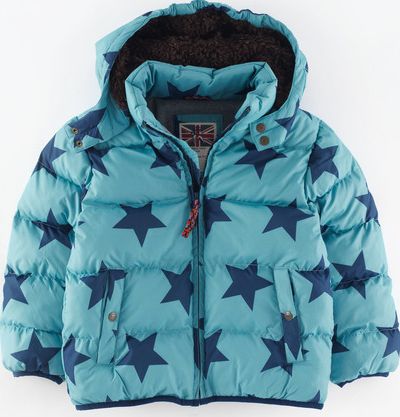 Mini Boden, 1669[^]34909333 Padded Jacket Quail Egg/Cadet Blue Star Mini