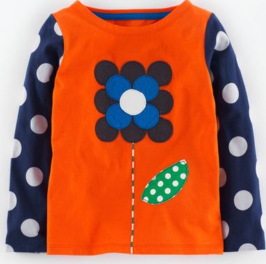 Mini Boden, 1669[^]34972745 Pop Art T-shirt Firework Big Flower Mini Boden,