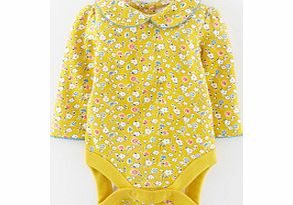 Mini Boden Pretty Collar Body, Honey Autumn Sprig,Duck Egg