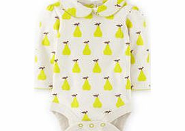 Mini Boden Pretty Collar Body, Sherbet Lemon Baby