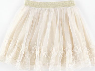 Mini Boden Pretty Lace Skirt Ecru/Gold Mini Boden,