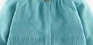 Mini Boden Pretty Pointelle Cardigan, Vintage Blue 34535708