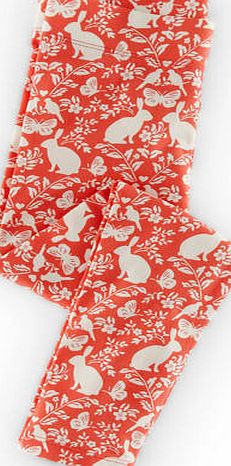 Mini Boden Printed Leggings, Coral 34571166