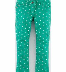 Mini Boden Printed Slim Fit Jeans, Aqua Haze Star 34205914