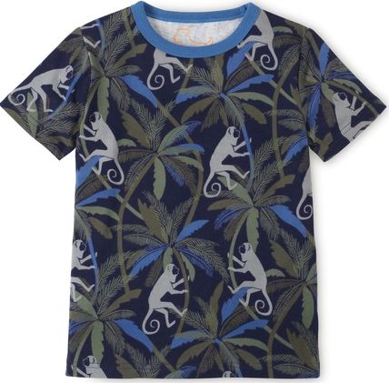 Mini Boden, 1669[^]34805119 Printed T-shirt Blue Mini Boden, Blue 34805119