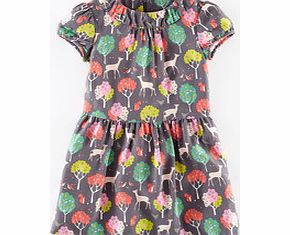 Mini Boden Printed Tea Dress, Dusk Winter Woods 34445833