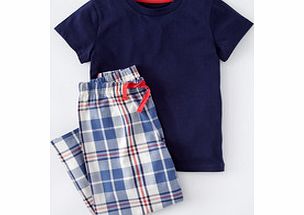 Mini Boden Pyjama Set, Ecru Check 33836586