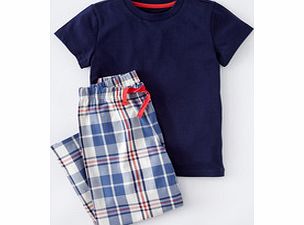 Mini Boden Pyjama Set, Ecru Check 33836628