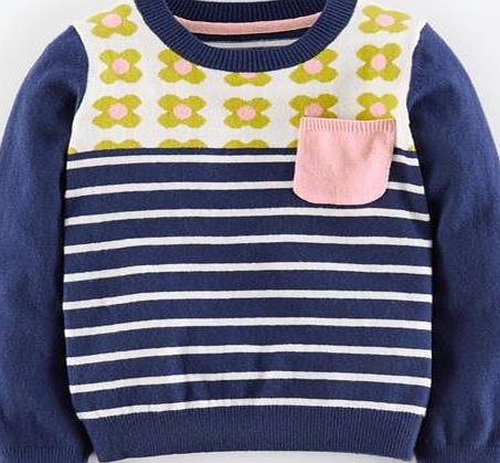 Mini Boden Retro Jumper Blue Mini Boden, Blue 34908269