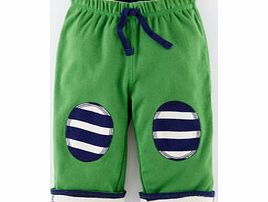 Mini Boden Reversible Baggies, Turf/Cadet Blue Stripe,Cadet