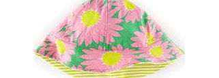 Mini Boden Reversible Hat, Cherry Blossom Wild Daisy,Multi