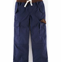 Mini Boden Rib Waist Cargos, Blue 34330019