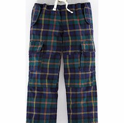 Mini Boden Rib Waist Cargos, Green Check,Brown Check 34329870