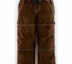 Mini Boden Rib Waist Carpenters, Nut,Slate Denim