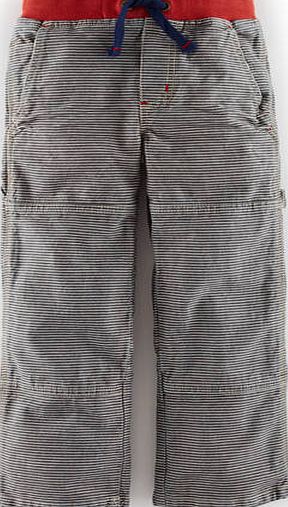 Mini Boden Rib Waist Carpenters, Slate Denim Ticking 34506832