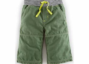 Mini Boden Rib Waist Shorts, Basil,Sand,Reef,Nut,Denim