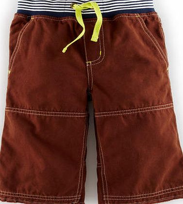 Mini Boden Rib Waist Shorts Nut Mini Boden, Nut 34589523