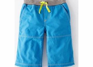 Mini Boden Rib Waist Shorts, Pacific,Shadow,Fairway,St.