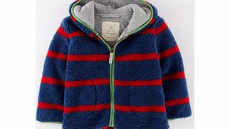 Mini Boden Sherpa Hoody, Marine/Rockabilly 34270355