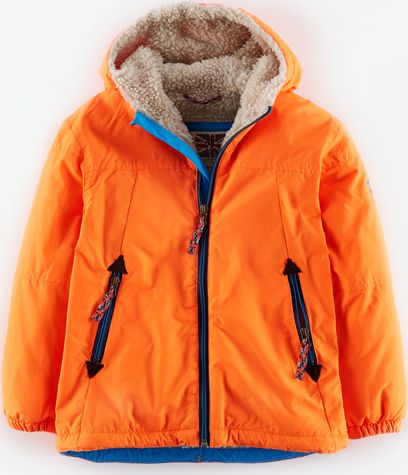 Mini Boden, 1669[^]34906487 Sherpa Lined Anorak Acid Orange Mini Boden, Acid