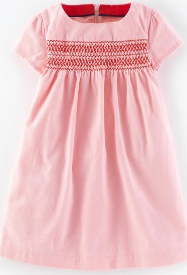 Mini Boden Smocked Cord Dress Blush Mini Boden, Blush