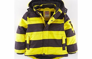 Mini Boden Snowboard Jacket, Safety Yellow/Grey 34181578