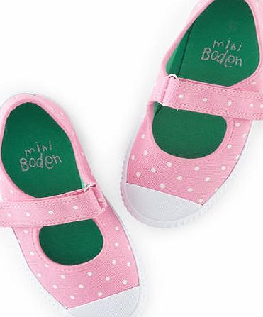 Mini Boden Spotty Canvas Pumps Pink Mini Boden, Pink 34523811