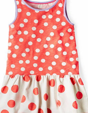 Mini Boden Spotty Vest Dress Coral Mini Boden, Coral 34753574