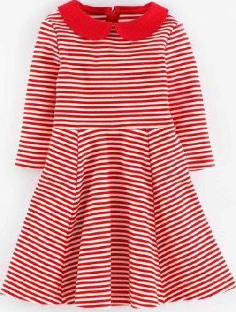 Mini Boden Stripy Skater Dress Poppy Stripe Mini Boden,