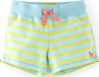 Mini Boden, 1669[^]34547471 Stripy Sweatshorts Blue Mini Boden, Blue 34547471