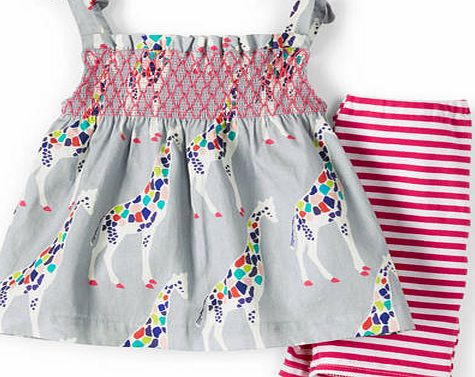 Mini Boden Summer Printed Play Set Giraffe/Tutti Frutti