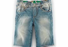 Mini Boden Sunfaded Shorts, Mid Denim,Elephant,Goldfish