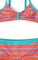 Mini Boden Surf Bikini, Hot Coral/Hyacinth Stripe 34658849