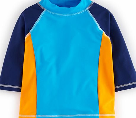 Mini Boden Surf Rash Vest, Blue 34486530