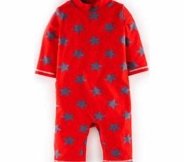 Mini Boden Surfsuit, Fire Red/Slate Star,Navy/Bright Blue