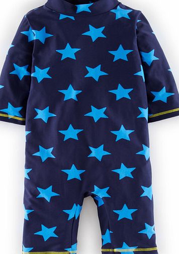 Mini Boden Surfsuit, Navy/Bright Blue Stars 34487249