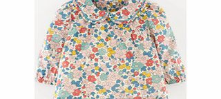 Mini Boden Sweet Printed Top, Blush Flowerbed,Cornflower