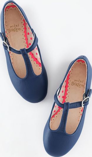 Mini Boden, 1669[^]34917450 T-Bar Flats Blue Mini Boden, Blue 34917450