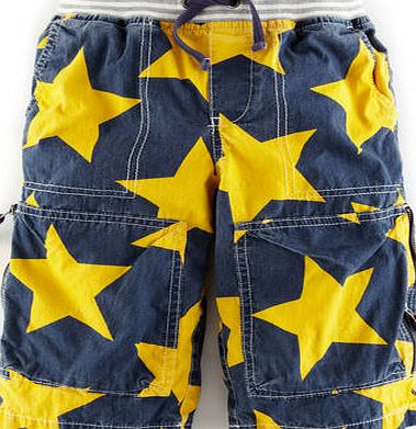 Mini Boden Techno Shorts Storm/Ochre Star Mini Boden,