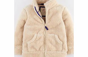 Mini Boden Teddy Zip Through, Beige,Berry 34195354