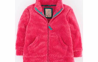 Mini Boden Teddy Zip Through, Berry,Beige 34195479