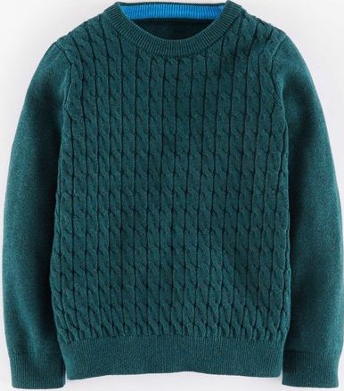 Mini Boden The Jumper Green Cable Mini Boden, Green Cable