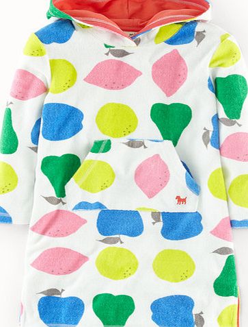 Mini Boden Towelling Beach Dress Snowdrop Fruit Bowl Mini