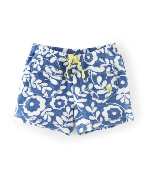 Mini Boden Towelling Shorts Blue Mini Boden, Blue 34546325